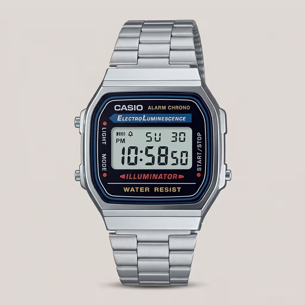 a168WA-1wd Casio Vintage Series With Resin Glass Digital Wrist Watch