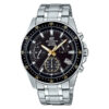 Casio Edifice EFV-540D-1A9V Black Dial Stainless-Steel Wrist Watch