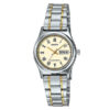 ltp-v006sg-9budf stainless steel analog ladies wrist watch