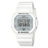 casio-gshock-DW-5600MW-7DR white color shock resistant square shape digital wrist watch with flash alert
