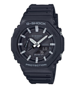 casio-gshock-GA-2100-1A black world time series carbon core guard structure youth black wrist watch