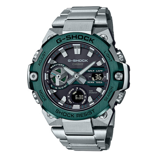 casio-gshock-gst-b400cd-1a3 stainless steel chain neobrite shock resistant mobile link youth wrist watch