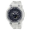 casio-gshockGA-2100SKE-7A transparent carbon core guard structure world time series youth digital sports watch