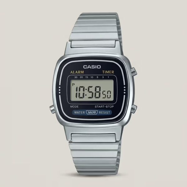 la670wd-1s casio vintage series silver female Digital wrist watch