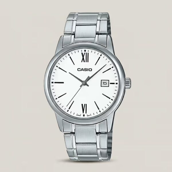 Casio MTP-V002D-7B3 Standard Analog Stainless Steel Bracelet Men's Dress Watch