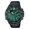 ECB-10DC-3A Casio Edifice Green Dial Back stainless steel chain men's analog digital combination watch with bluetooth function