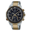 Casio Edifice EFS-S590SG-1AV Solar Powered & Sapphire Crystal Glass Men's Black Dial Chronograph Wrist Watch