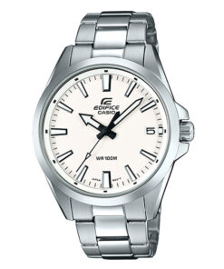 Casio Edifice EFV-100D-7AV White Dial Stainless Steel Wrist Watch