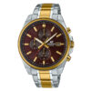 Casio Edifice EFV-610SG-5AV Two Tone Stainless Steel Mens Wrist Watch