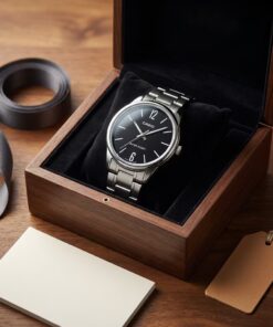 Casio mtp-v005d-1b in a premium gift box