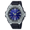 casio mwa-100h-2av black resin band blue dial mens wrist watch