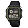 AE-1200WHB-1B Black Strap Color With Nylon Band Youth Digital Wrist Watch