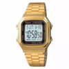 Casio A178WA-1AV golden stainless steel unisex vintage wrist watch