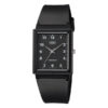 Casio MQ-27-1B black resin band black simple analog dial ladies wrist watch
