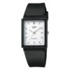 Casio MQ-27-7E black resin band white analog dial ladies wrist watch