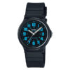 Casio MQ-71-2B black resin band black numeric dial unisex watch