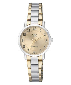 Q&Q Q945J404Y two tone stainless steel ladies analog wrist watch