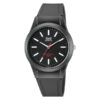 Q&Q VQ50J026Y black resin strap black dial mens wrist watch