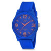 Q&Q VR35J014Y blue resin band blue dial mens fashion watch