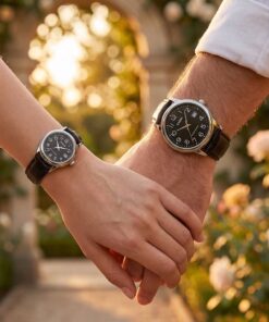 Alternative view of Original Casio Black Leather Couple Watches Pakistan | Anniversary Gift Set