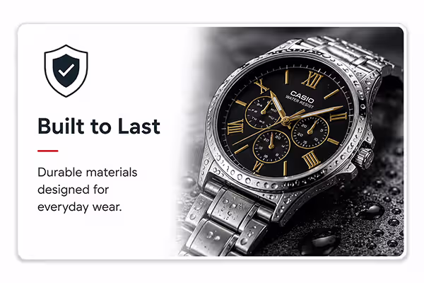 Built to last Casio Watches