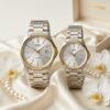 Premium Casio Two Tone Couple Watch Set | Luxury Anniversary & Wedding Gift Pakistan