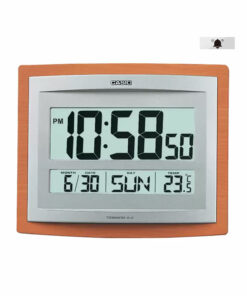 casio 1D-15S-5 digital dial multi color resin case table clock with snooze alarm