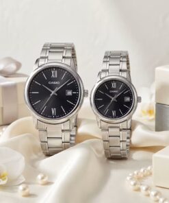 Original Casio Roman Dial Couple Gift Watch