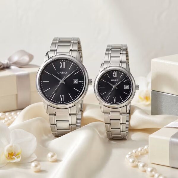 Original Casio Roman Dial Couple Gift Watch