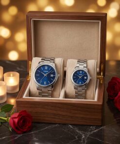 Anniversary Gift Casio Roman Dial Watch Set Pakistan