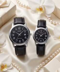 Anniversary Gift Leather Couple Watch Pakistan