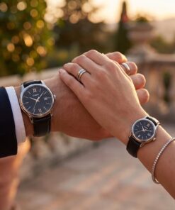 Alternative view of Original Casio Modern Black Leather Couple Watches Pakistan