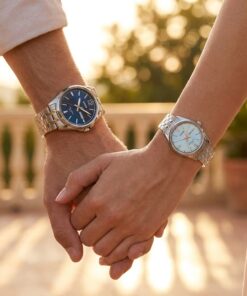 Alternative view of Luxury Casio Blue Dial Beautiful Couple Watch Set Pakistan