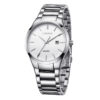 curren 8106 silver stainless steel white dial mens analog dress watch