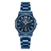 Kademan 829 blue stainless steel analog dial ladies wrist watch