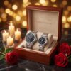 Casio Stainless Steel Couple Gift Watch Set