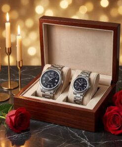 Original Casio Black Dial Couple Watches Pakistan