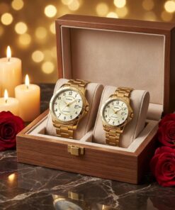 Casio Luxury Wedding Gift Watch Set for Bride & Groom - Image 3
