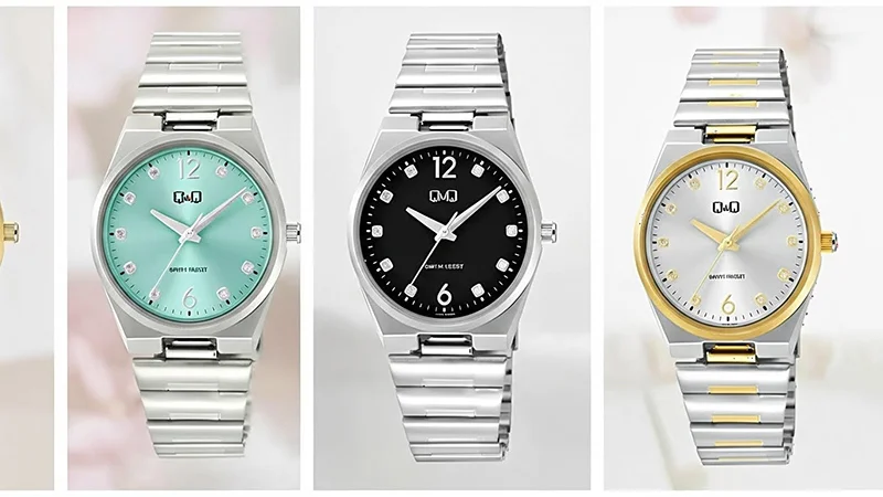 Q&Q ladies wrist watches banner