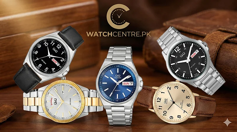 Q&Q Men's Wrist Watches Banner