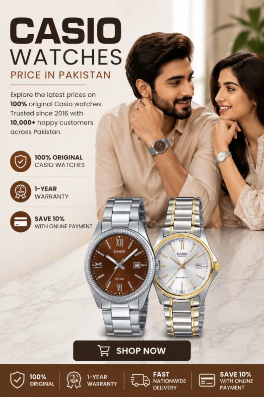 Watch Centre Pakistan Casio Watches Price Banner