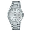 Casio MTP-1404D-7A2 silver stainless steel silver roman dial mens wrsit watch