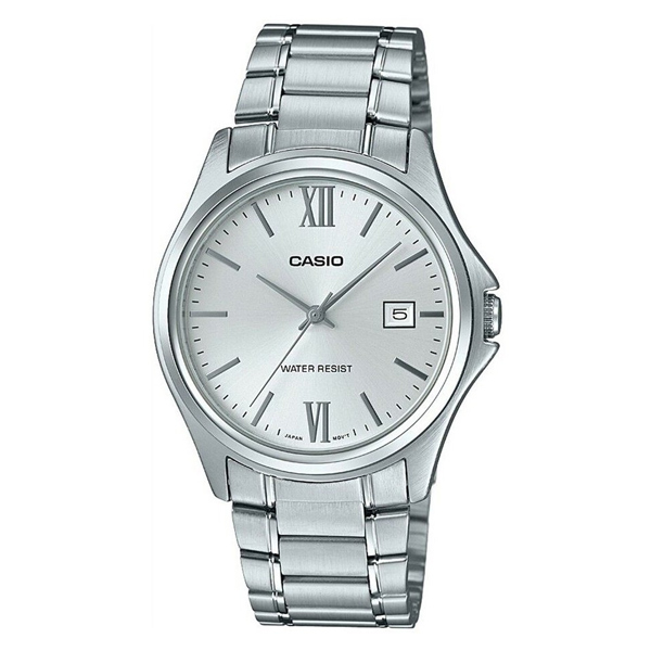 Casio MTP-1404D-7A2 Silver Chain Analog Dial Men's Wrist Watch