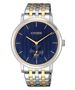 Citizen BE-9174-55L two tone stainless steel blue analog dial mens wrist watch