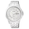 Citizen BF-2011-51A silver stainless steel white standard analog dial mens wrist watch