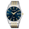 Citizen BI-5006-81L two tone stainless steel mens blue analog dial wrist watch