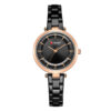 Curren 9054 black stainless steel black analog dial ladies wrist watch