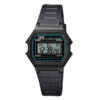 Q&Q M173J011Y black resin band unisex vintage sports wrist watch