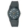Q&Q VP34J010Yblack resin band black numeric dial unisex wrist watch