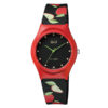 Q&Q VQ86J065Y multi color stylish resin band black analog dial ladies fashion wrist watch